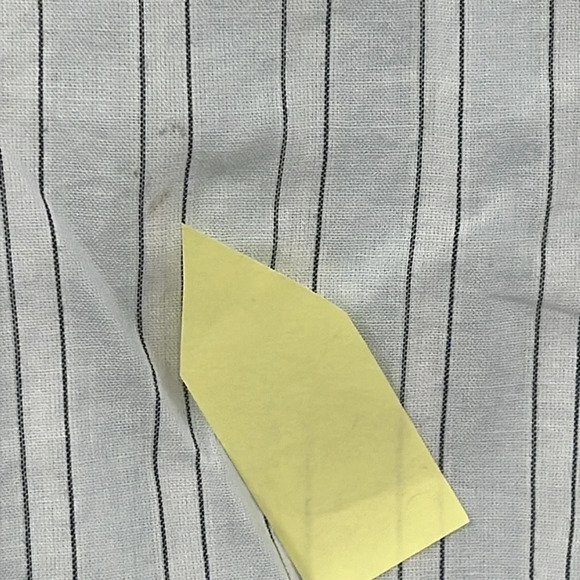 J. Crew Tie Waist Cotton Voile Midi Dress in Sheer Blue Deck Stripe - Size 12 - Picture 14 of 14